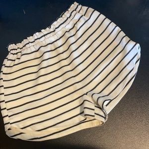 Short striped shorts